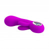 Wibrator króliczek z masażerem sex 15cm 7 trybów